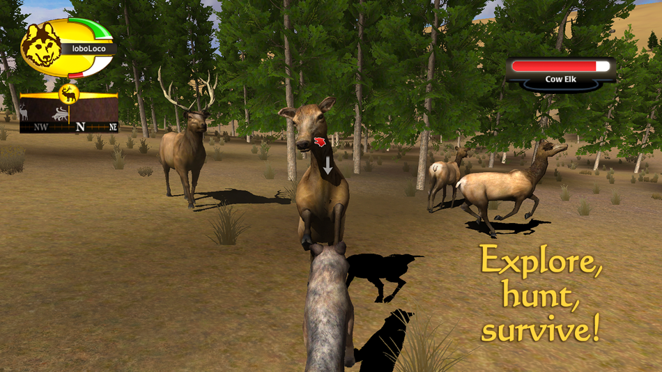 #2. WolfQuest (iOS) 由: eduweb
