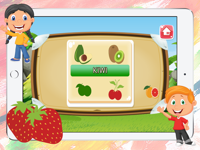 Fun free Educational learning Games - english vocabulary builder game from easy  level for toddler kids puzzles