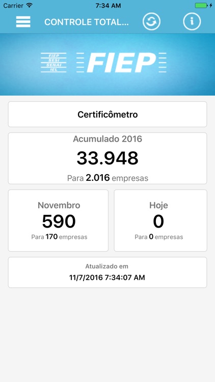 Controle Total - Sistema Fiep screenshot-3