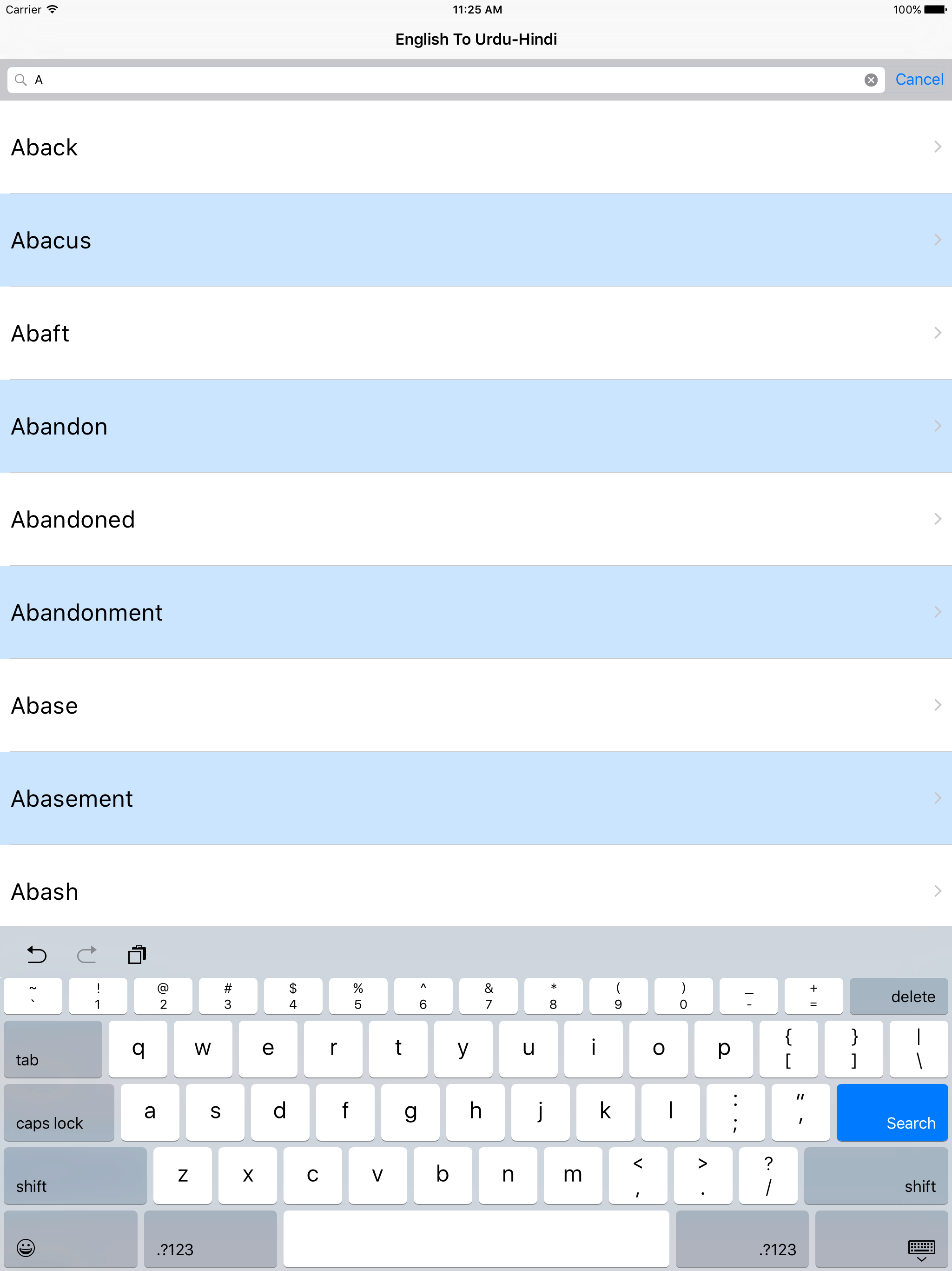 English To Urdu Hindi