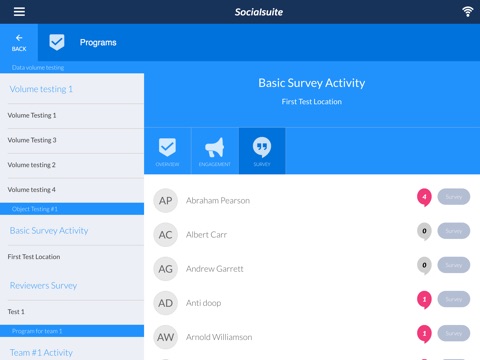 Socialsuite Mobile for iPad screenshot 3