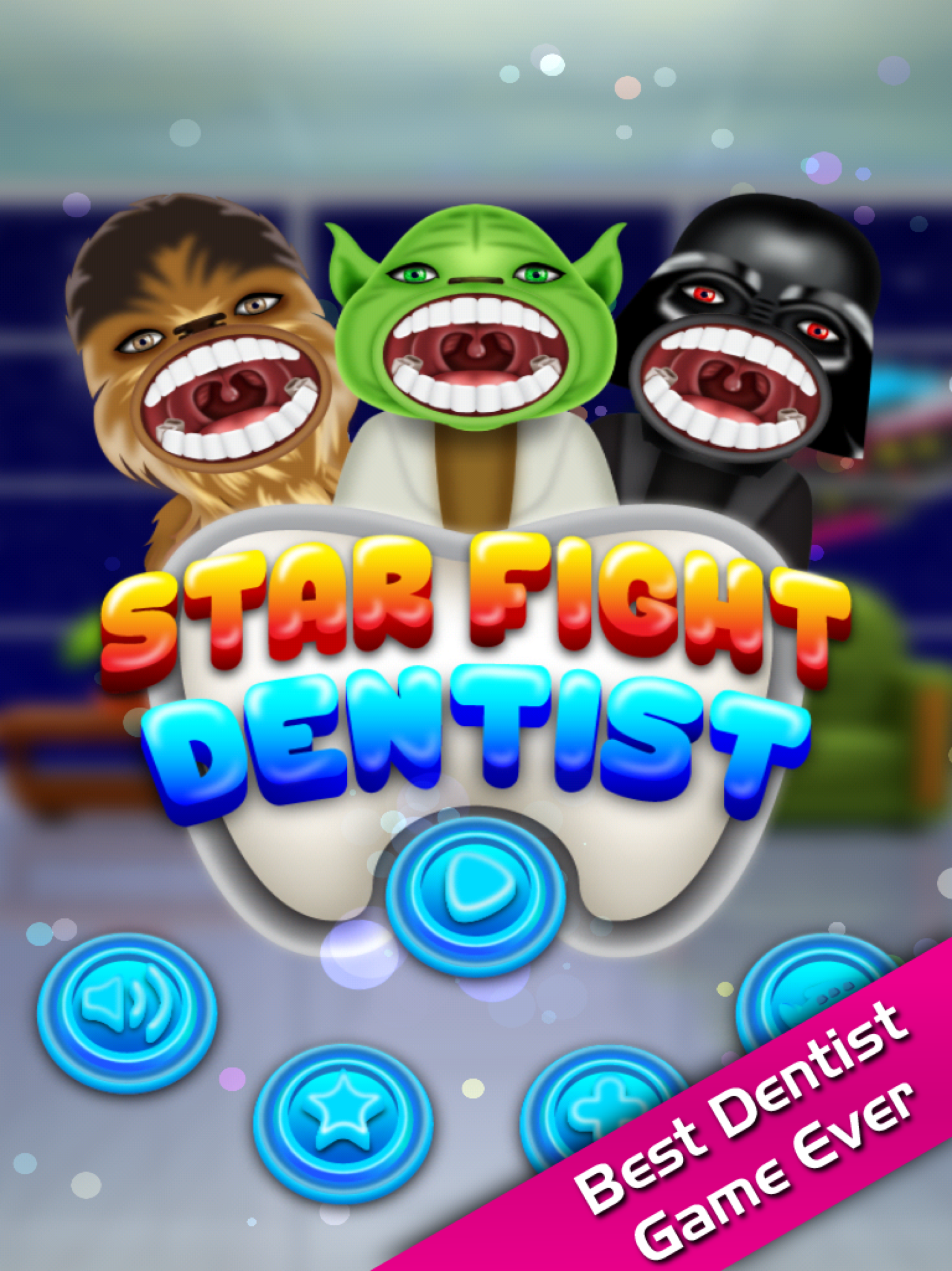 Star Fight Dentist in Little Crazy Doctor Mania Office screenshot 6