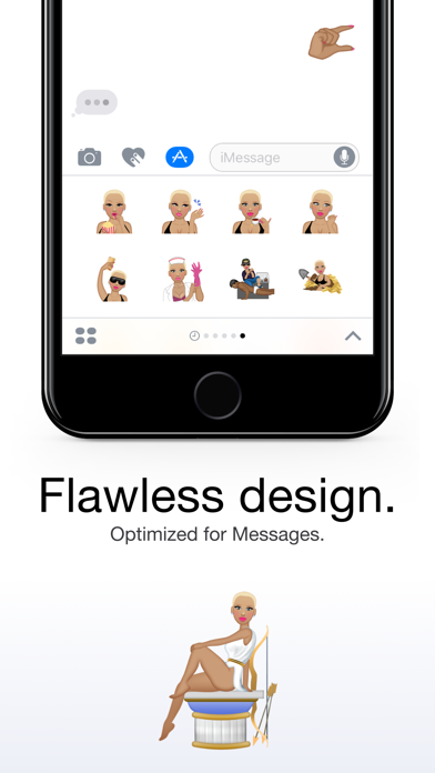 Screenshot #3 pour MuvaMoji Amber Rose ™ by Moji Stickers