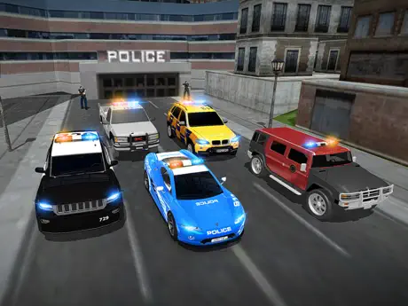 La policía de camiones Gángst