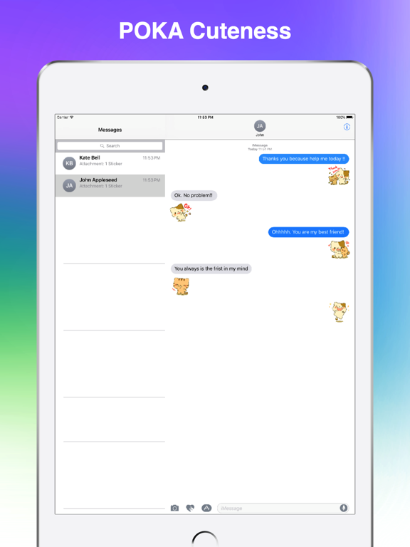 Screenshot #5 pour Poka Sticker