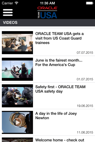 ORACLE TEAM USA APP screenshot 3