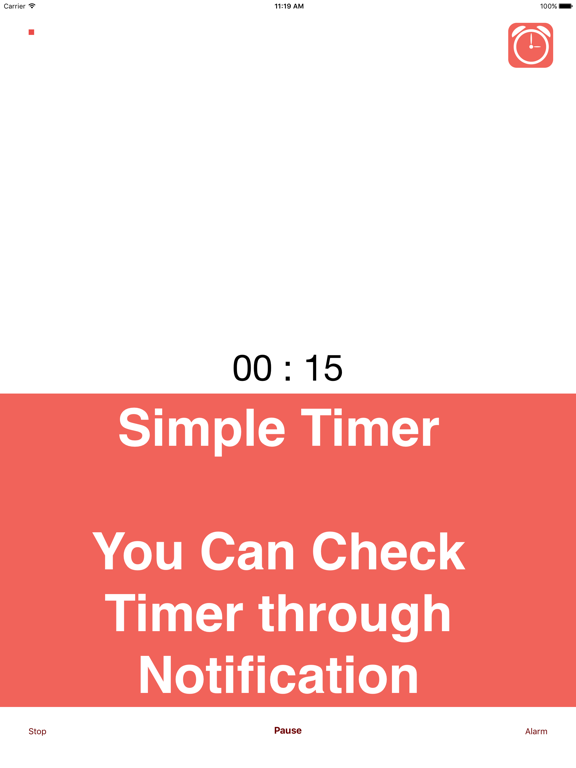 Screenshot #5 pour Minuteur d'alarme rapide L-Répétition Interval Tim