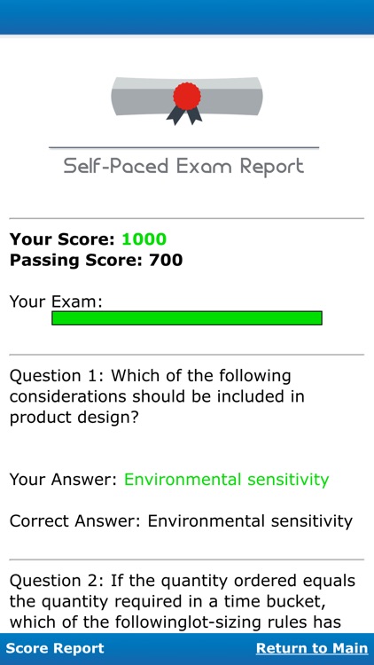 APICS: CPIM-MPR - Certification App screenshot-4