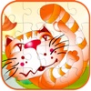 Cat and Kitty Jigsaw Puzzle Free For Kid and Adult