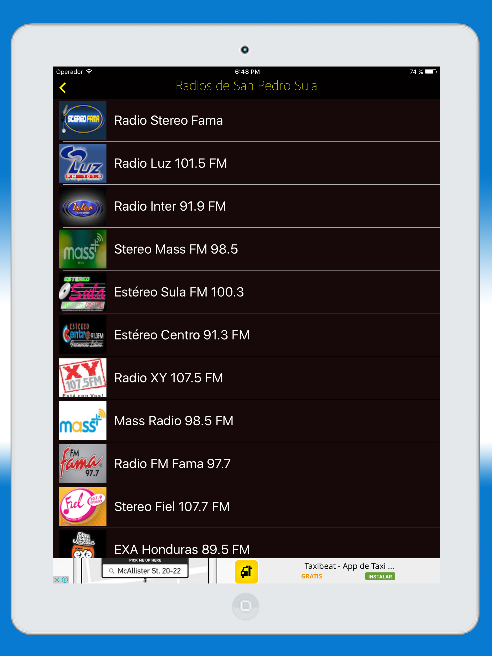 Radio Honduran FM AM - Live Radios Stations Online screenshot 7