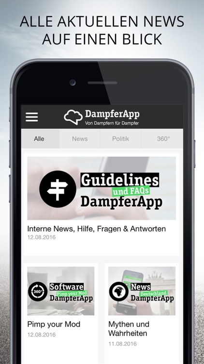 Dampfer App