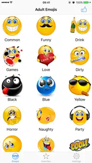 Adult Emojis Icons Pro - Naughty Emoji Faces Stickers Keyboard Emoticons For Texting iphone resimleri 3