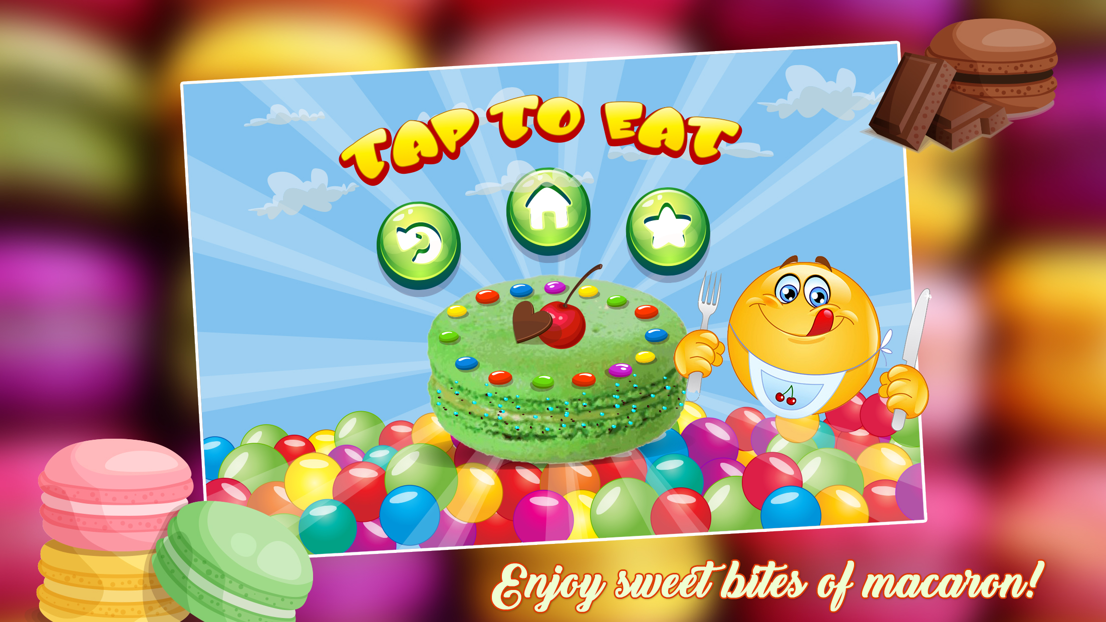 Macaron Cookies Maker 2 - Crazy Dessert Maker Game