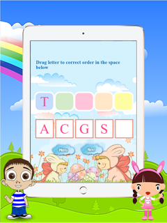 Letters A B C D E F to Z Order Kid Games with Song screenshot 3