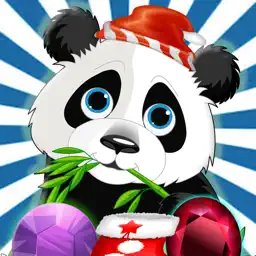 Cute Panda Jungle Match Puzzle Game For Christmas app icon