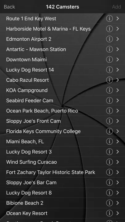 Camster! Network Camera Viewer iPhone-skjermbilde 3