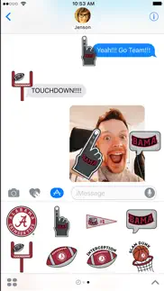 alabama crimson tide stickers for imessage iphone images 1