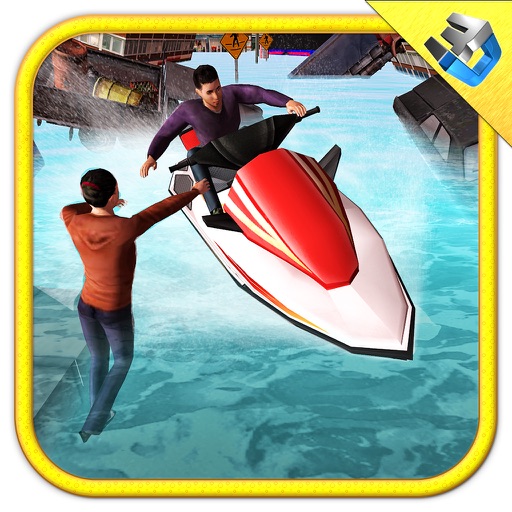 Jet Ski Rescue Simulator & Speed boat ride game
