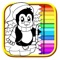 Paint Game Penguin Coloring Page Game Edition