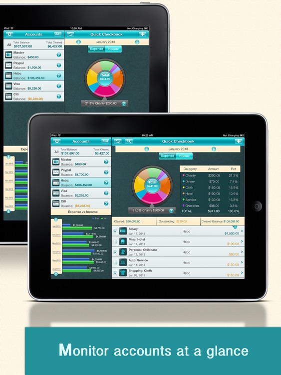 Quick Checkbook Pro for iPad