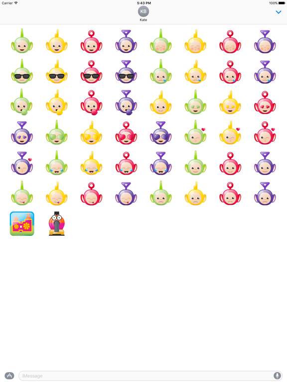 Screenshot #5 pour Teletubbies Emoji Sticker Pack