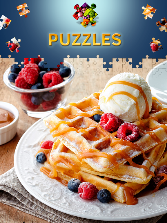 Screenshot #4 pour Aliments jeux de puzzle a 100 piece. Premium