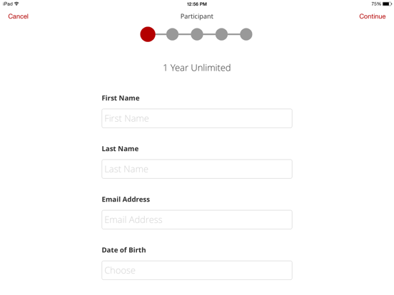 Zen Planner Kiosk App for Fitness Business Owners iPad screenshot