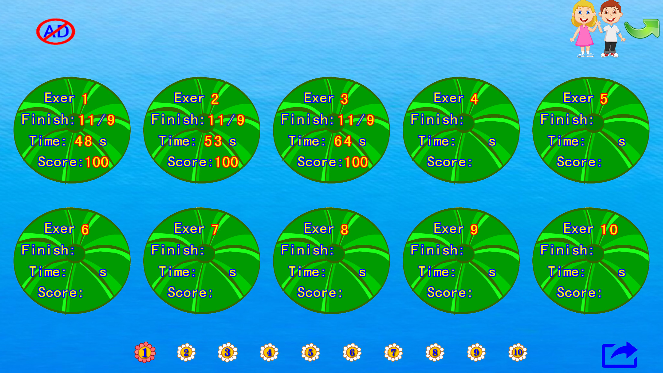 pupils mental arithmetic - third semester