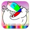 Special Hippo Adventure Coloring Book Game Edition