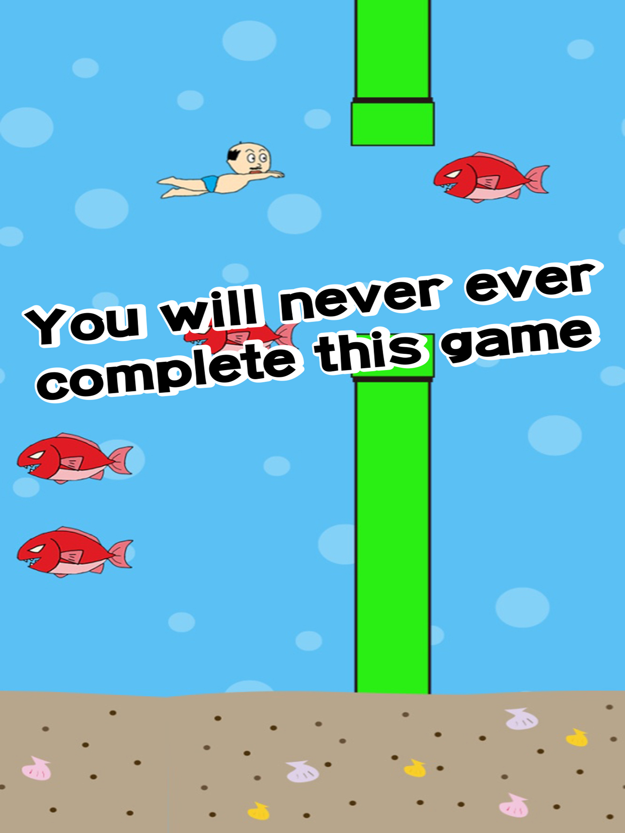 Mr.Swimmer - Super Mario-style swimming game