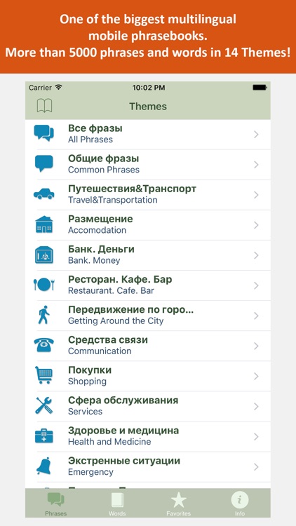 Big Book phrasebook multi language