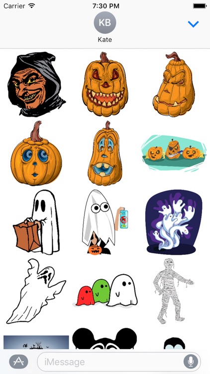 Halloween Stickers Sheet
