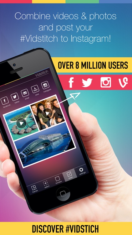 Vidstitch for Instagram - Video Frame Collage