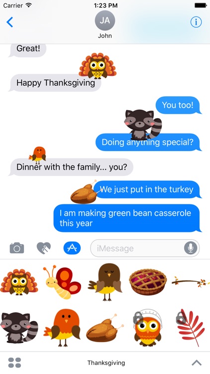 Thanksgiving & Fall Stickers