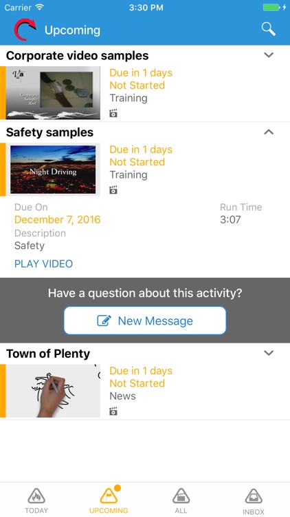 The Training Minute