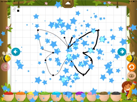 Рисуем по точкам и квадратикам -развиваем пальчики screenshot 2