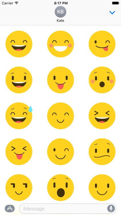 Emoticon Stickers - Emojis for iMessage