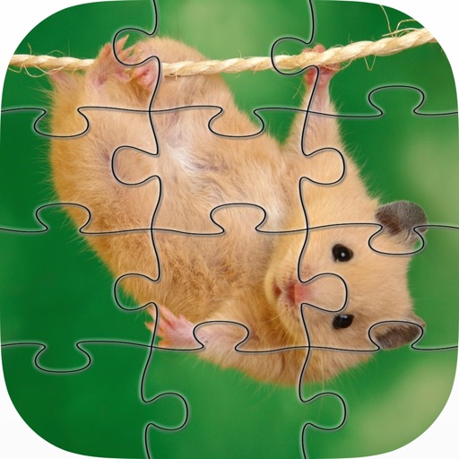 Hamster Jigsaw Puzzles Games for Kids and Toddlers Icon