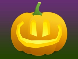 Nothing says “fun” like expressing your emotions with 24 unique jack o’lantern faces carved into a cartoon rendering of an orange winter squash