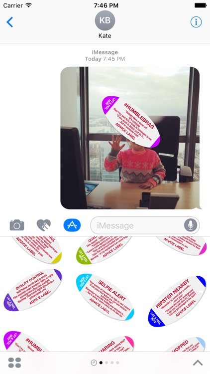 Quality Control Advice Label