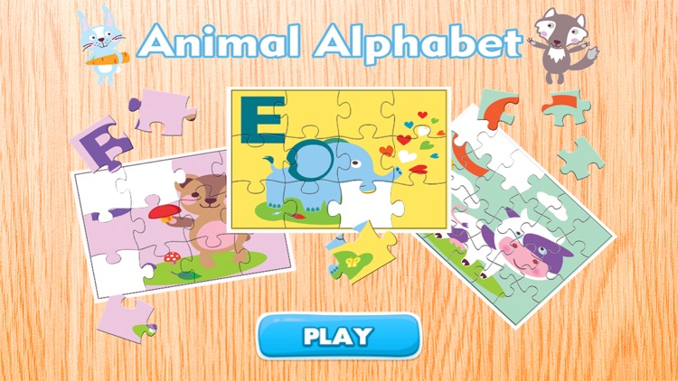 ABC Jigsaw Puzzle for Kids Alphabet & Animals Cute screenshot-4