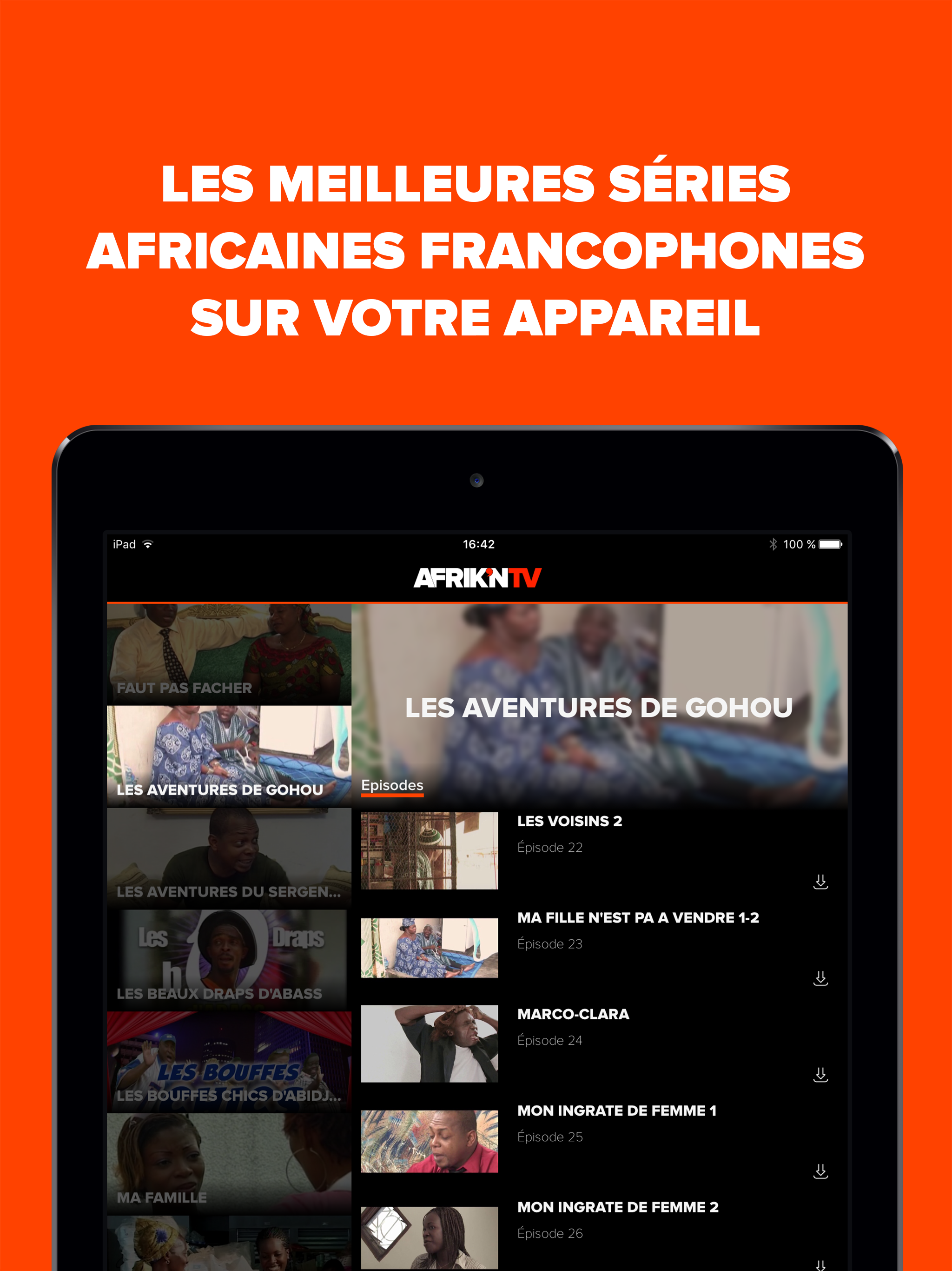 AfriknTV - Actualités et Séries d'Afrique screenshot 6
