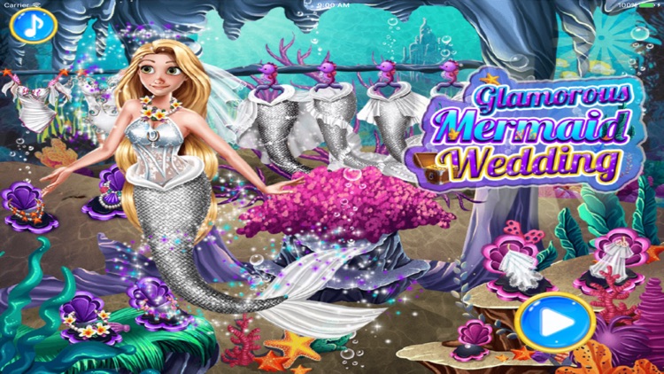 美人鱼的婚纱装扮 - 不用网络也能玩的游戏
