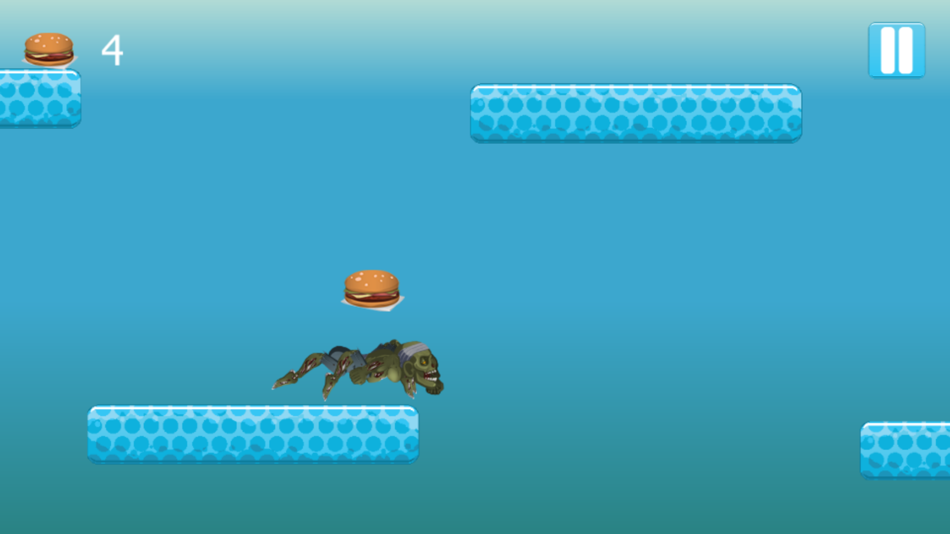 #4. Zombies man evolution endless gravity jump switch (iOS) Podle: Alongkorn Wongvisate