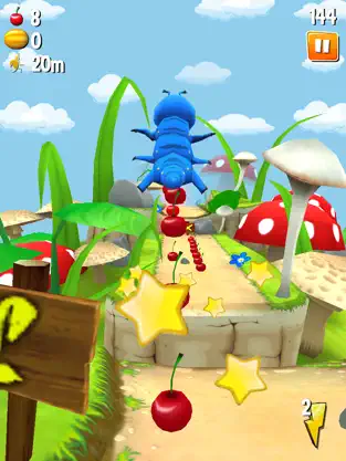 Screenshot 2 Turbo Bichos 2: Juego de corredor sin fin iphone