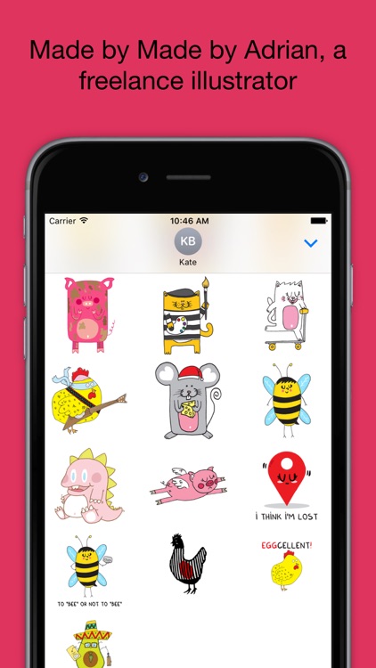 Cat & Friends - Redbubble sticker pack