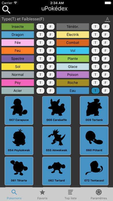 Screenshot #3 pour uPokedex