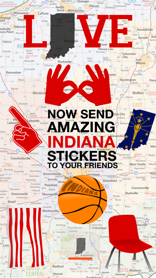 Love Indiana Stickers - 1.0 - (iOS)