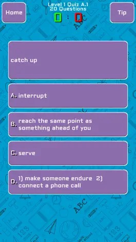 Game screenshot Phrasal Verbs Quiz apk