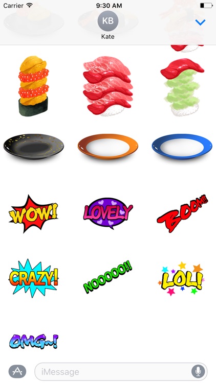 maruco Sushi Sticker screenshot-3